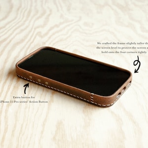 iPhone Leather Case MagSafe iPhone 15 Pro Max iPhone 15 Pro iPhone 14 Pro Max iPhone 14 Pro iPhone 13 iPhone 12 series zdjęcie 6