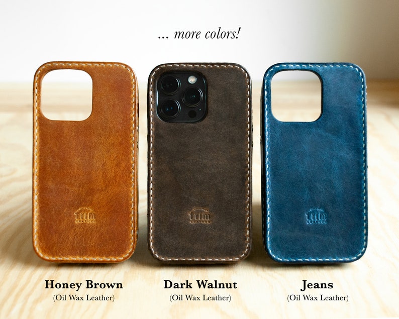 iPhone Leather Case MagSafe iPhone 15 Pro Max iPhone 15 Pro iPhone 14 Pro Max iPhone 14 Pro iPhone 13 iPhone 12 series zdjęcie 9