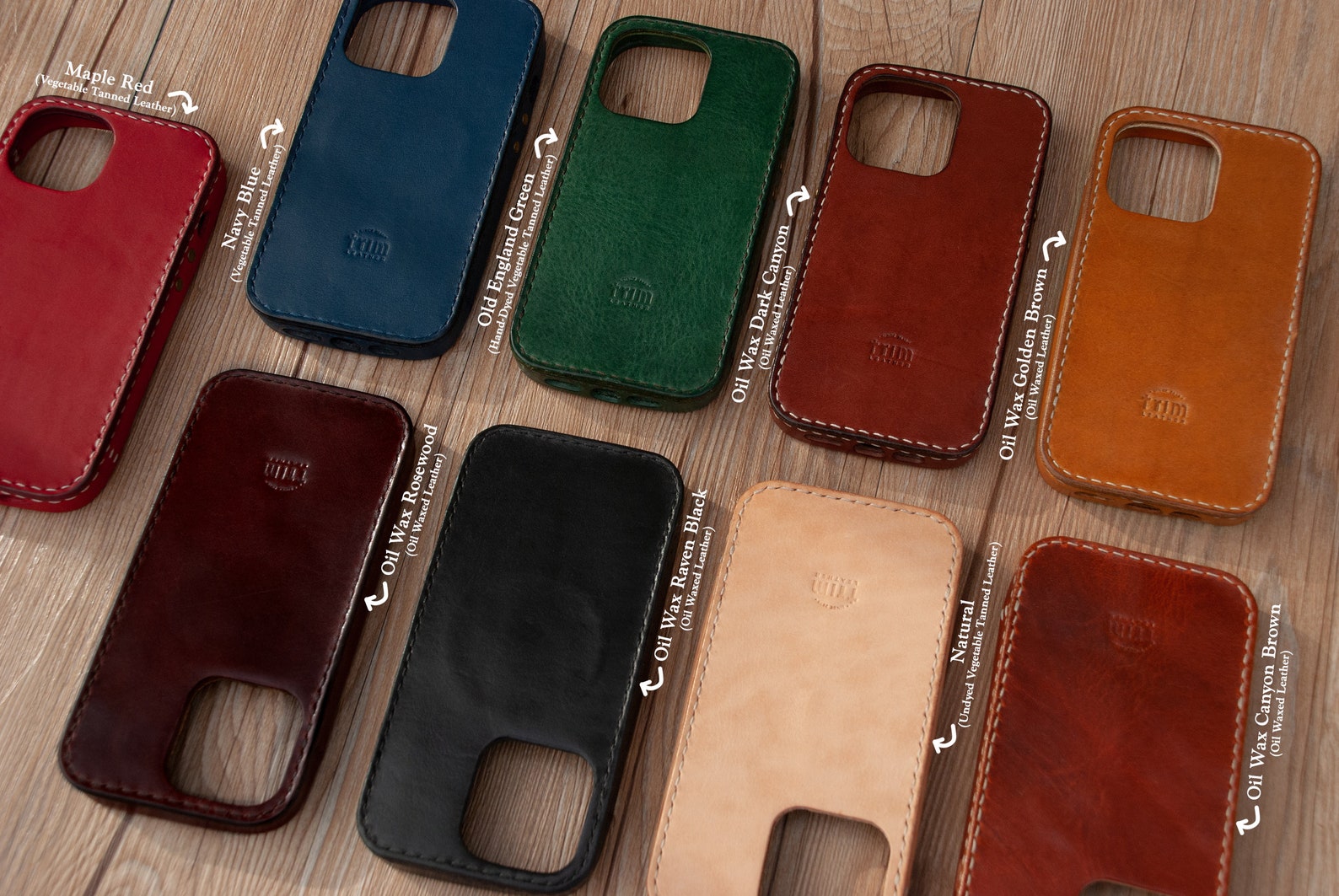 Iphone Leather Case Card Holder Magsafe Iphone 14 Pro Etsy