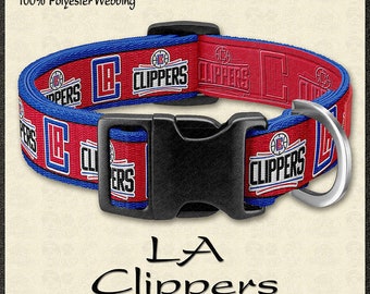 Basketball Fan LA Clippers Dog Collar