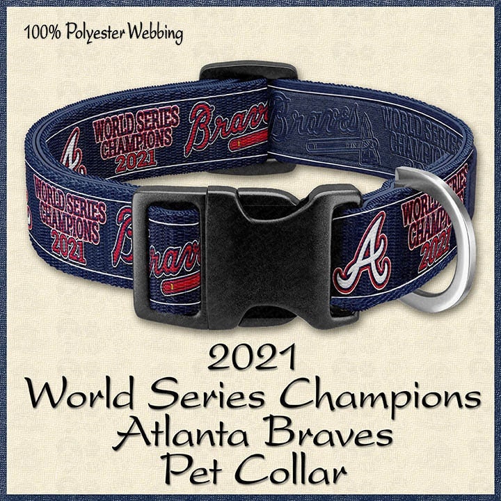 atlanta braves pet gear