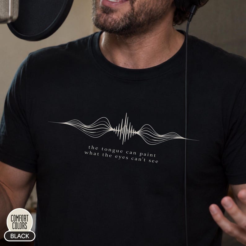 Voice Actor Shirt, Podcaster Tee, Voiceover Tee, Performing Arts Shirt, Shirt for Theatre, Shirt for Actress, Drama Musical Play Shirt image 4