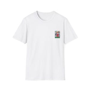 Red Riding Hood Illustration T-Shirt | Small Chest Patch Artwork