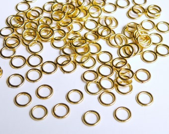 Saw cut silver plated jumprings for Chain mail chainmaille jewelry making 16pc Silver Jump Rings AWG 9mm O rings connectors 12 Gauge