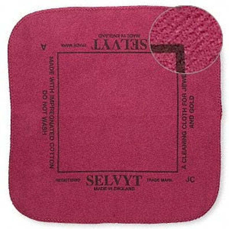 Selvyt Brand Polishing Cloth for precious metals 10x10 Etsy