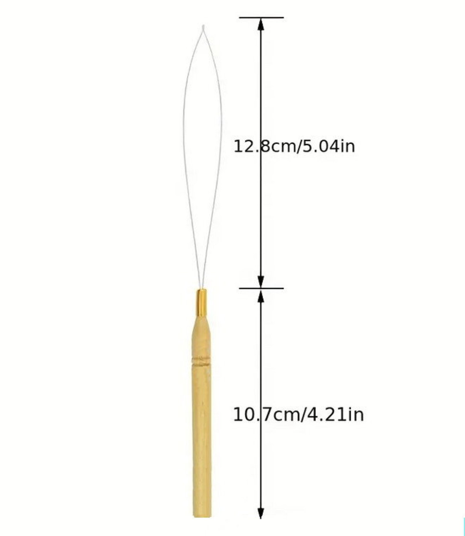 Bead Threader With Wooden Handle, Pulling Needle, Macrame Bead Tool ...