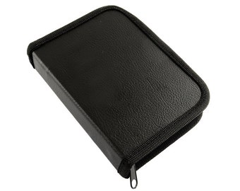 Tool Organizer Jewelry Making Tool Case Black Leatherette Zippered Case Carrying Case Storage Case PS006-02