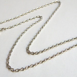 2 Cable 18 Inch Platinum Finished Chains With Lobster Claw Clasp ...