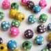 Pack Of 300 Wooden Beads For Threading, 10 Mm Colourful Wooden