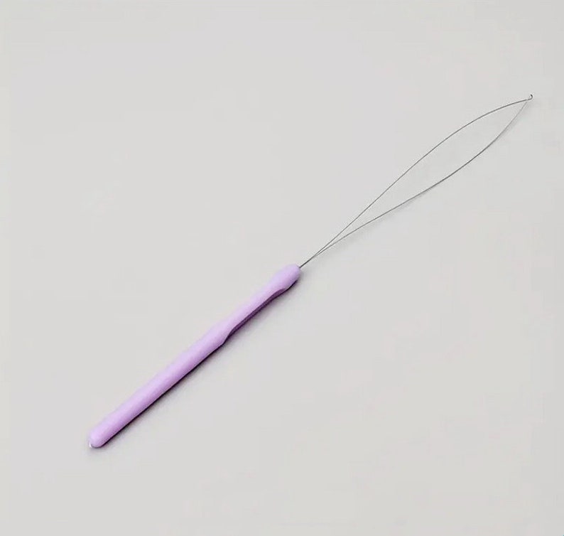 Bead Threader With Handle, Pulling Needle, Macrame Bead Tool, Hair ...