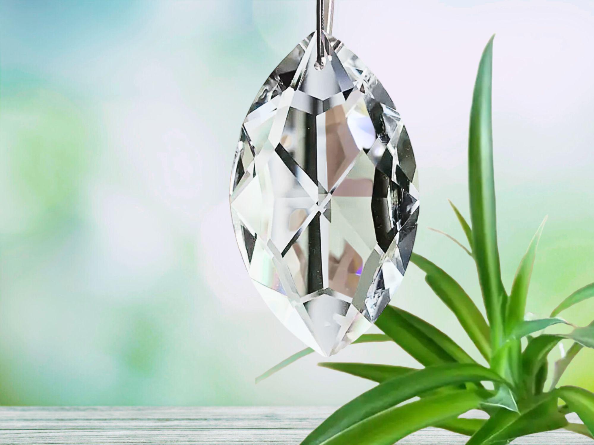 Crystal Garland Christmas 3.3 FT Crystal Clear Acrylic Bead Garland  Chandelier Hanging Wedding Supplies #l Garland Beads, image size:2000x1500