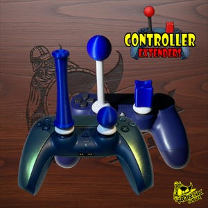 Extensions de manettes pour PS5 et PS4, kit de joysticks modulaires, bleu et blanc
