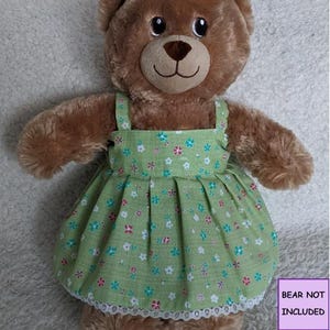 build a bear green dress St. Patrick's Day Suit for Stuffed Animals
