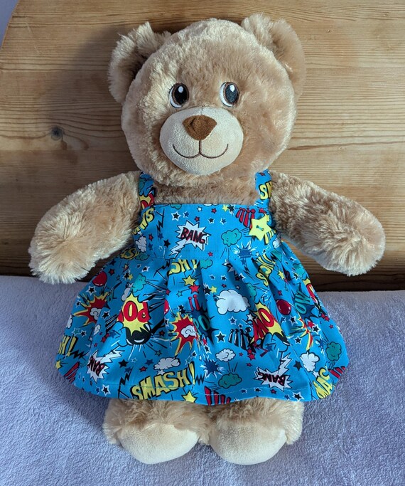 build a bear blue dress Blue Floral Dress