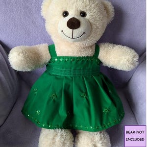 build a bear green dress Build a Bear Green Dress