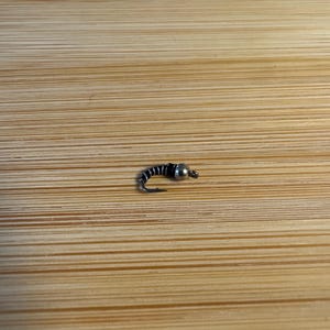 Zebra Midge – Hand-Tied Trout Fly for Winter & Tailwater Fishing
