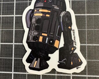 R2-Q5 3x2.25" Astromech Sticker