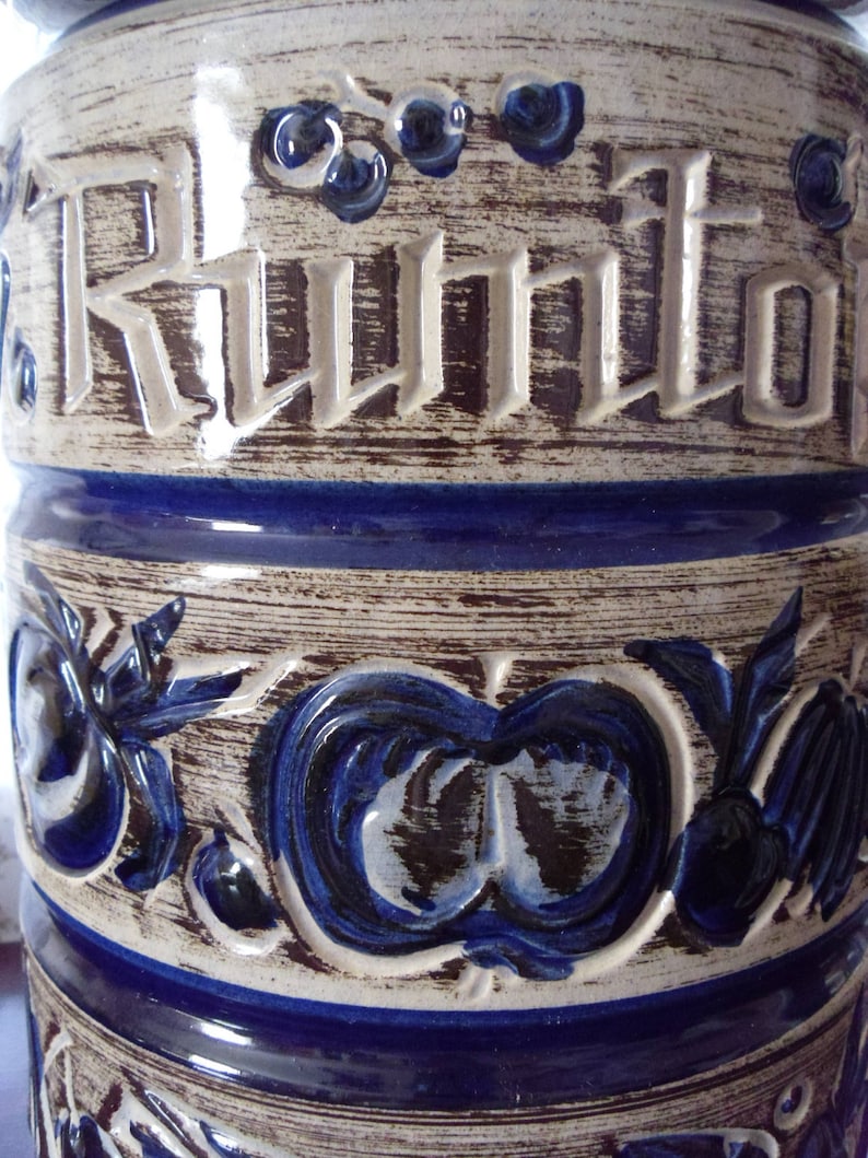 Vintage Large RUMTOPF Rum Pot GERMAN Fruit Preserving Pot. | Etsy