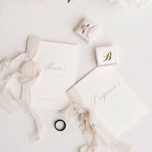 Libretti dei voti nuziali, libretto dei voti, i nostri voti, voti personalizzati, nastro di seta, regalo per la festa della sposa, fidanzati, regalo di nozze - regalo personalizzato