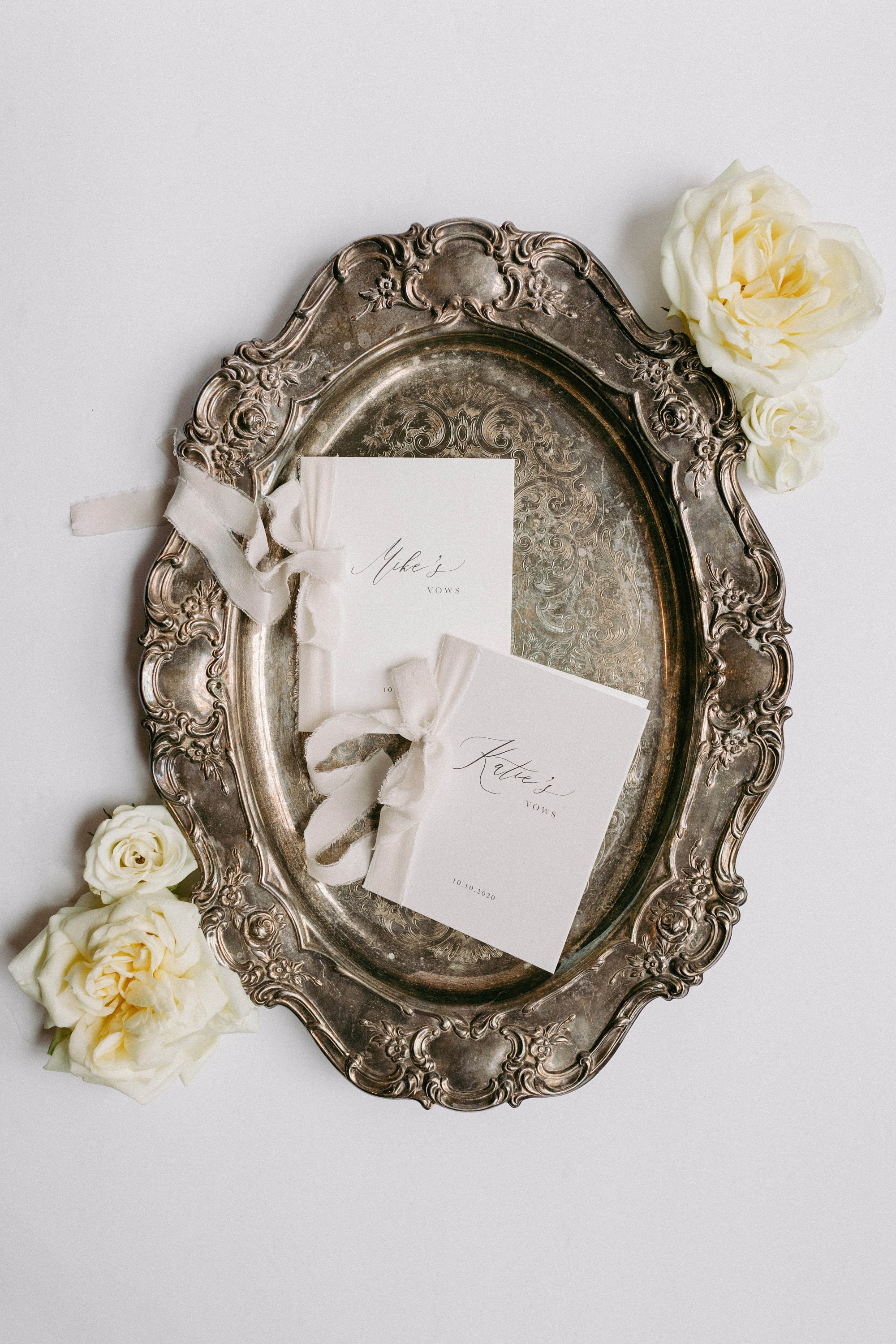 Wedding Vow Books, Vow Booklet, Our Vows, Personalized Vows, Silk Rib…