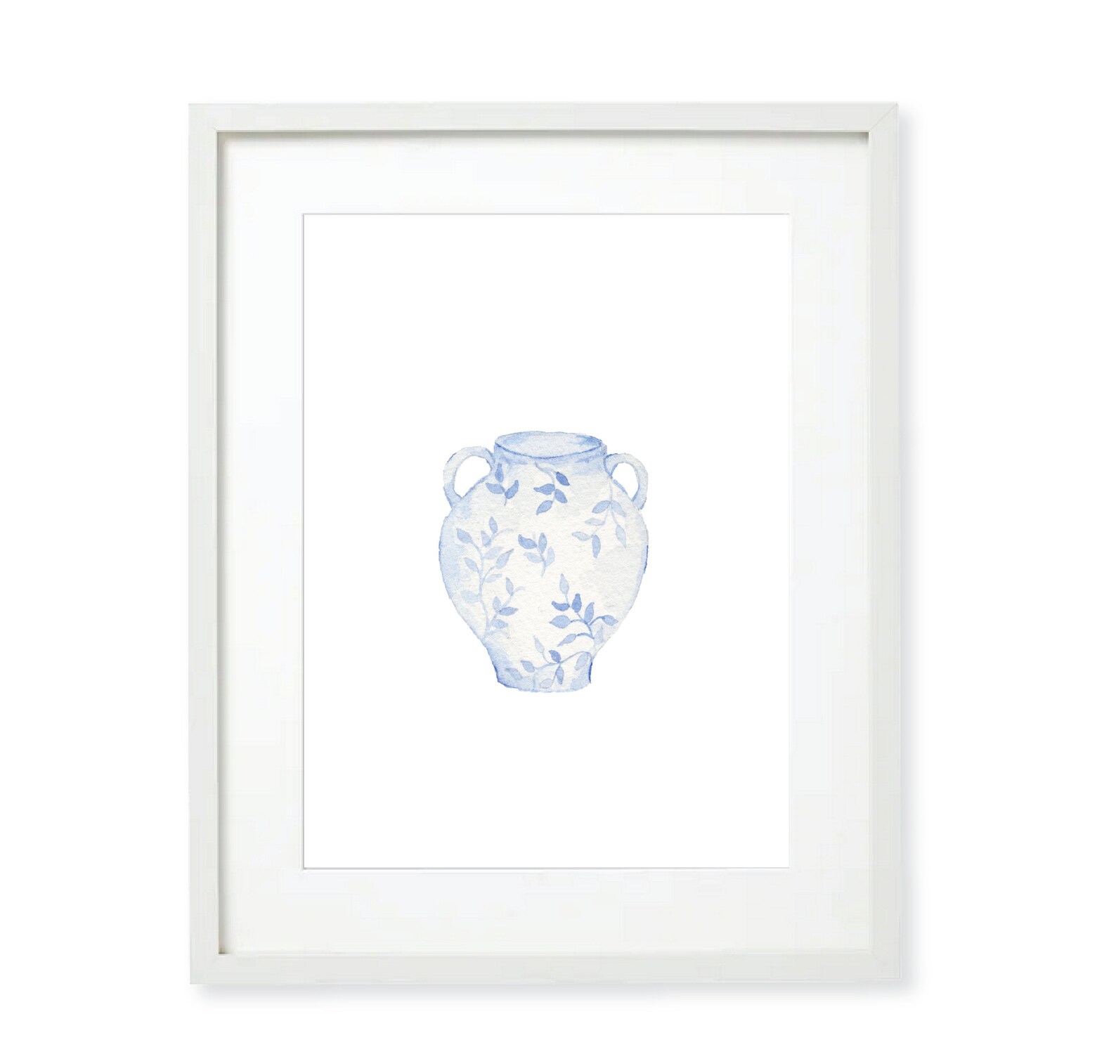 Ginger Jar 2 Watercolor Art Print Lidded Ginger Jar Art Etsy