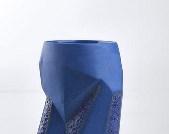 Tazza Ceramica - Tazza in Gres Senza Manico, Design Unico, Tazza da Caffè Moderna, Regalo per Amante del Caffè