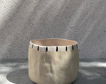 Tazza da Caffè in Ceramica - Design a Righe, Tazza da Tè in Gres, Decorazioni Moderne per la Cucina, Regalo per Amante del Caffè