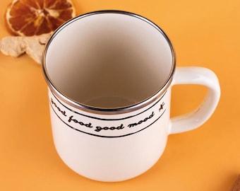 Tazza Smaltata - Colore Cangiante, Tazza Grande, Arredo Cucina, Regalo Inaugurazione Casa