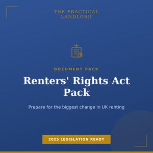 Guía para propietarios de la Ley de Derechos de los Inquilinos de 2025 / Abolición del artículo 21 del Reino Unido / Nuevas normas de arrendamiento / Paquete de cumplimiento / Descarga digital
