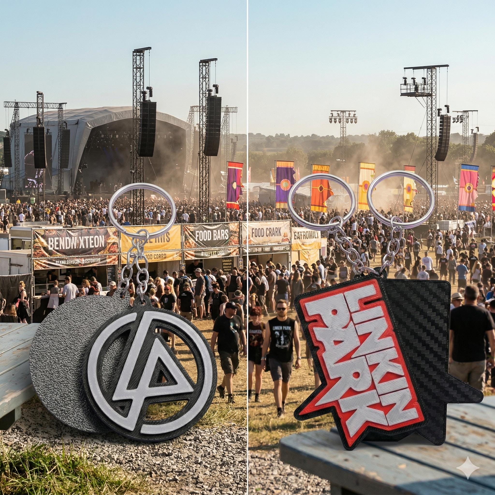 Linkin Park Keychain - Etsy