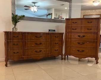Kent Coffey Dauphine French Provincial Dresser set