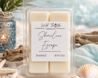 Shoreline Escape Soy Wax Melts | Coastal Home Scent