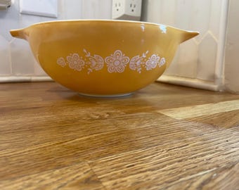 Bol para mezclar Pyrex 444 Butterfly Gold Cinderella,