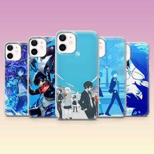 Persona 3 Telefoonhoesje Blauw Gaming Cover voor iPhone 17e, 17Pro, 16e, 15, 14, 13, 12, Samsung S26Ultra, S25, A56, A16, Pixel 10A, 10Pro, 9A