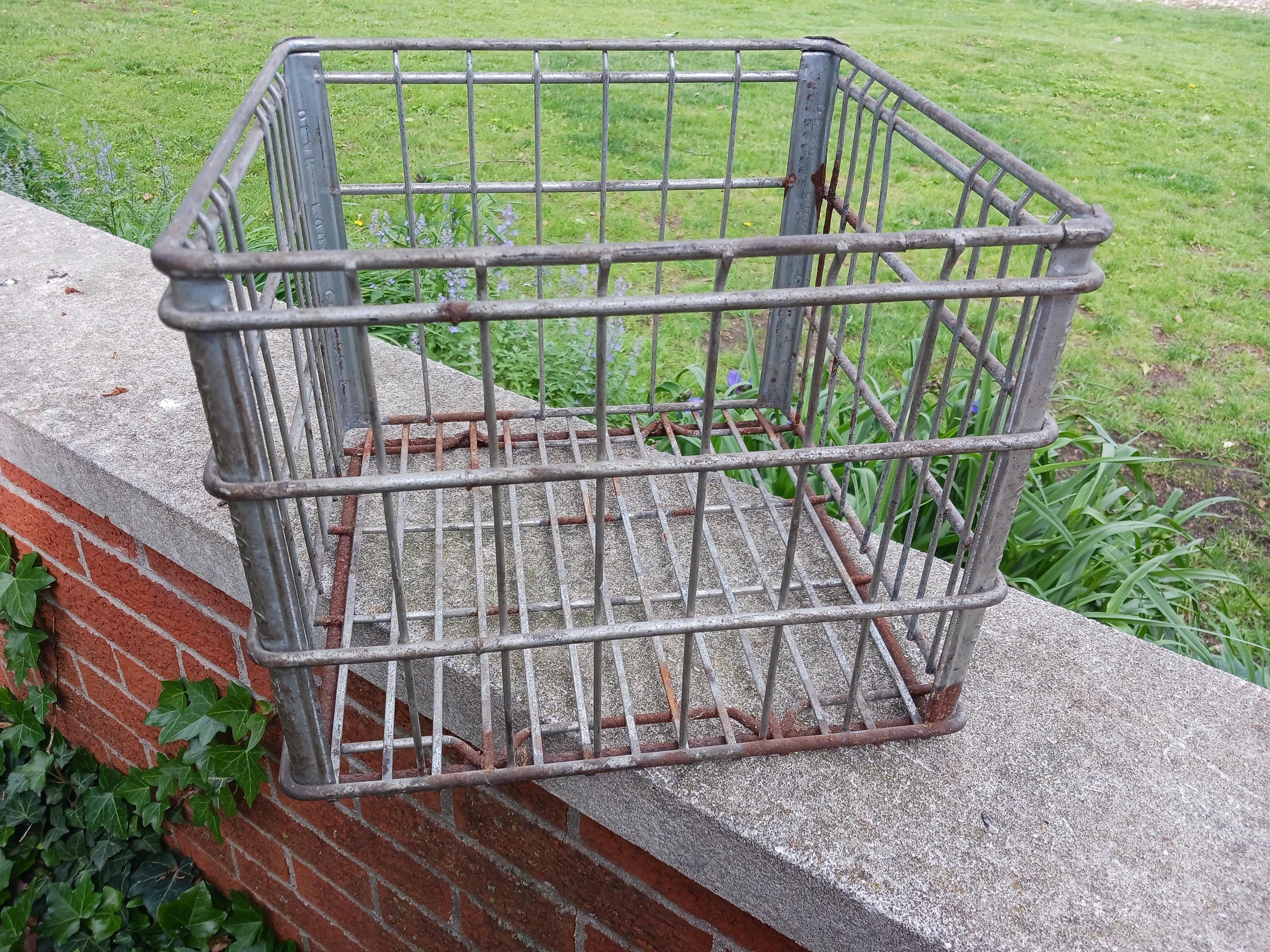 Wire Milk Crate - Etsy