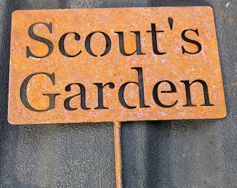Custom Personalized Garden Stake- Mother's Day- Grandma Gift- Gardener- Flower Vegetable Garden Sign