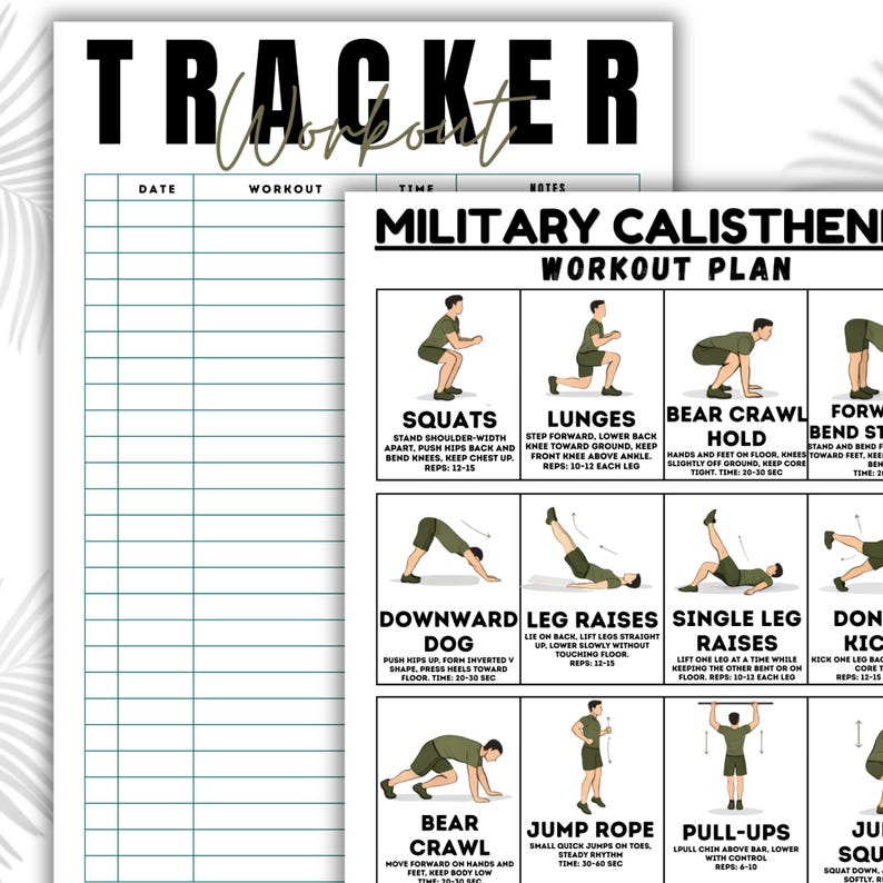 military-calisthenics-workout-plan-bodyweight-exercises-chart-home
