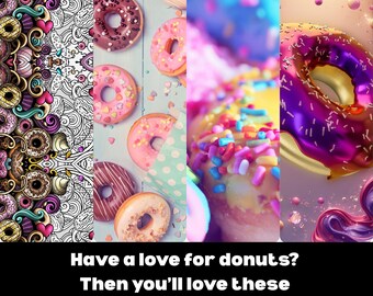 Ensemble ultime de clipart et d'images imprimables de donuts – Plus de 680 fichiers !