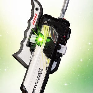 Empuñadura Beyblade X Opus: almacenamiento de bobinador integrado o opción de paso directo / Empuñadura personalizada impresa en 3D