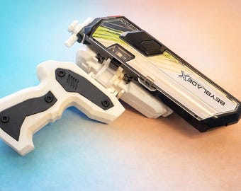 Empuñadura del lanzador Beyblade X Mezzo: empuñadura ergonómica impresa en 3D / Colores personalizables / Agarre de combate de alto control