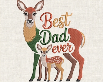 Broderidesign för bästa pappa någonsin, broderidesignfil för pappa, broderimönster för fars dag-present (XXX, EMB)