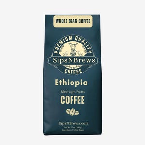 Freshly Roasted Ethiopia Single Origin Coffee – Bright Ethiopian Specialty Coffee – Whole Bean or Ground