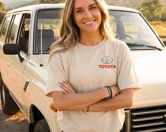 Toyota Logo T Shirt Vintage Toyota Shirt Car Lover Gift Classic Car Tee Toyota Fan Shirt Retro Automotive T-Shirt Unisex Graphic Tee