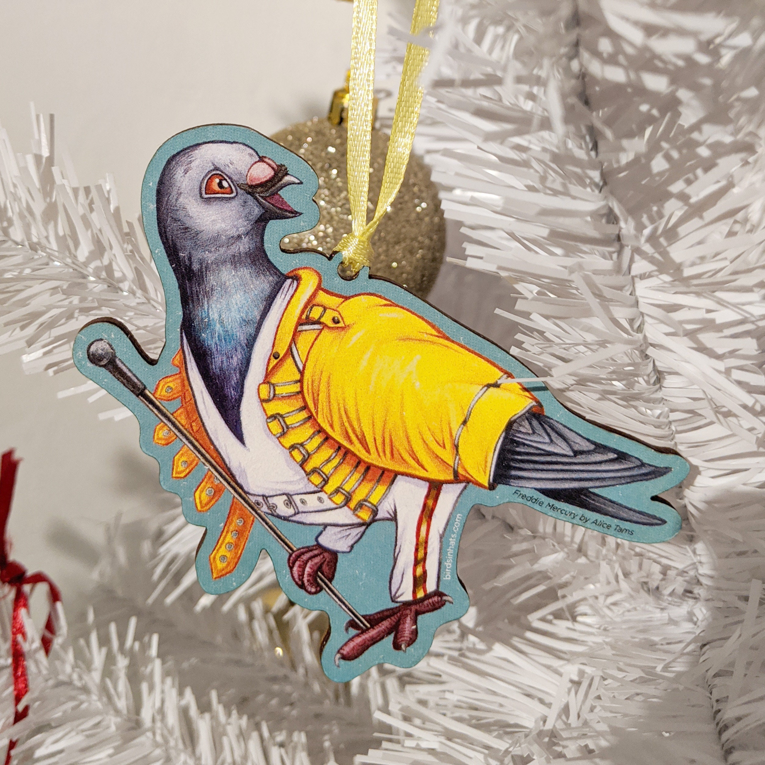 Freddie Mercury / Queen Pigeon Birds in 