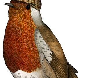 Birds in Hats - Etsy