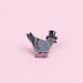 Pigeon Enamel Pin Badge - Birds in Hats Pigeon in a Top Hat Pin Badge, Lapel Badge, Hat Pin, Pigeon pin, Bird pin, Pigeon badge