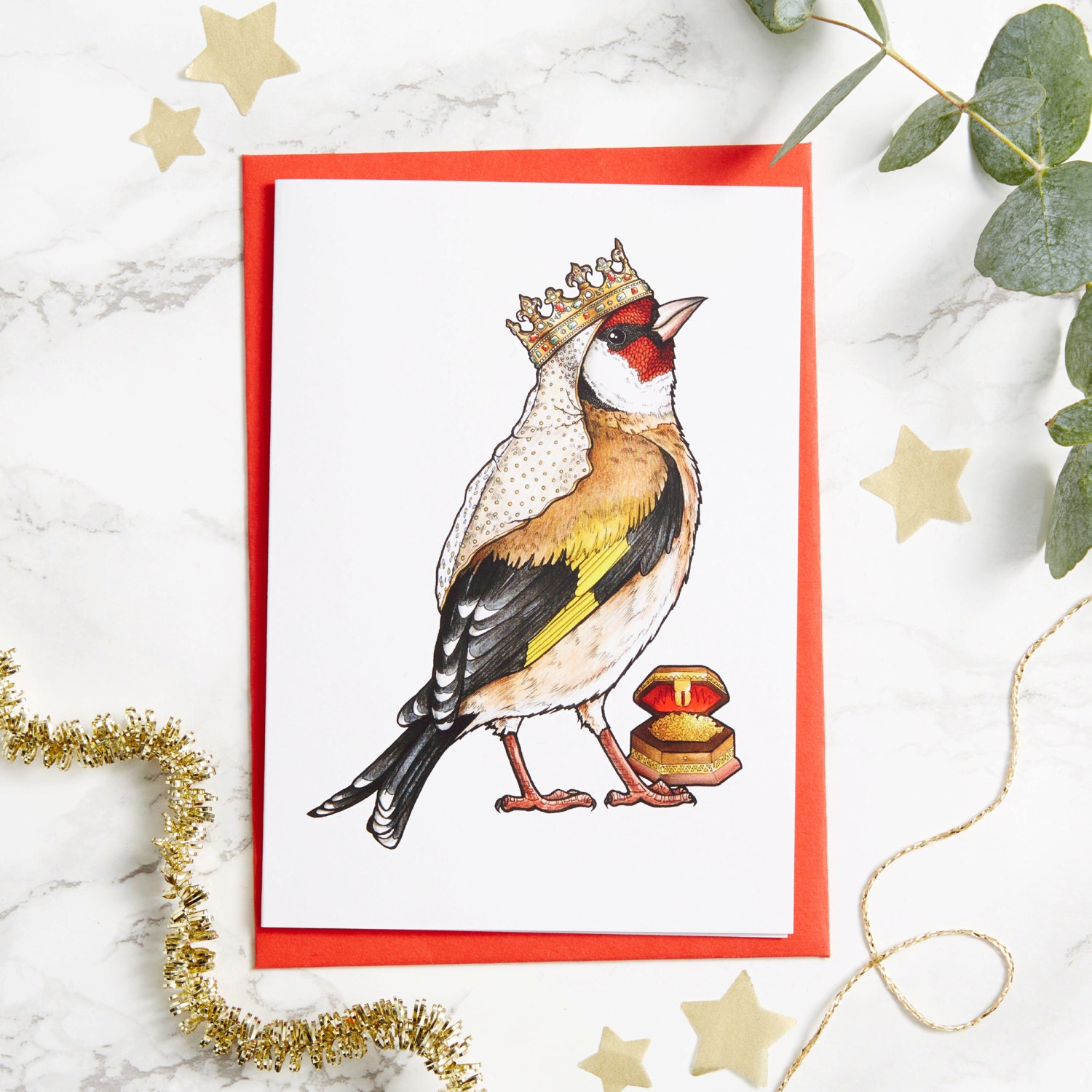 Paper & Party Supplies Paper Bird Greetings Card Bird Card Wildlife ...