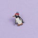 Penguin Enamel Pin Badge - Birds in Hats Gentoo Penguin in a Bobble Hat Pin Badge, Lapel Badge, Hat Pin, Bird Pin, Penguin Pin