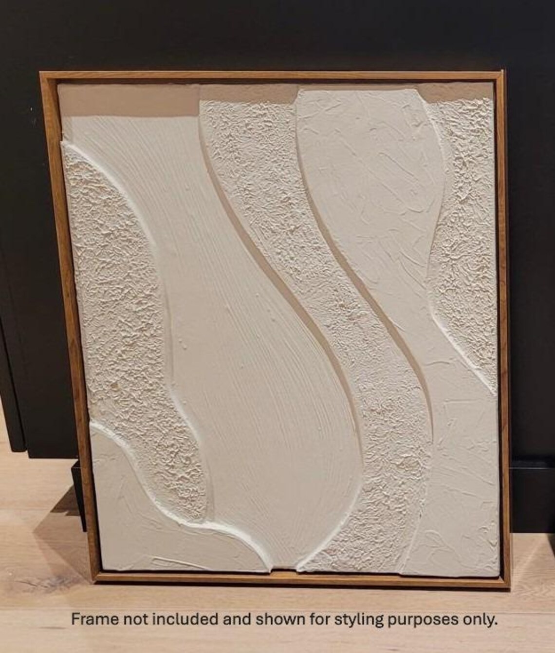 Minimalist Textured Wall Art - Abstract Organic Plaster Art - Modern ...