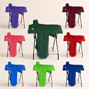 Horse Saddle Cover Double Layer Waterproof for English & Western Saddles image 1